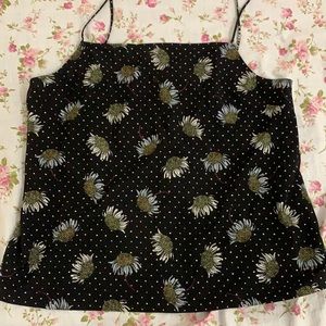 Topshop floral tank top